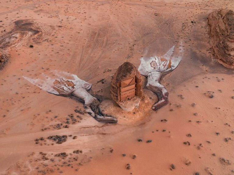 David Popa’s art at Hegra disappears into the sand