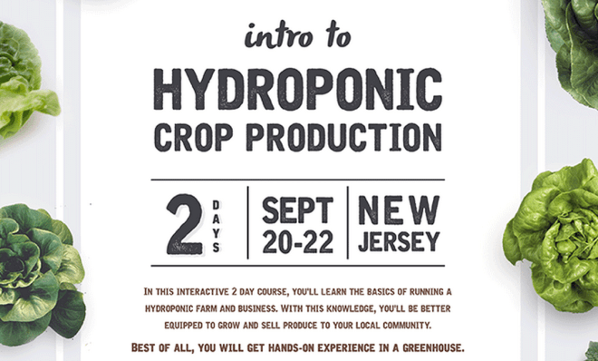 hydroponics workshop USA