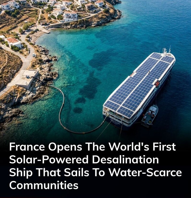 Aqua Solaire desalination ship