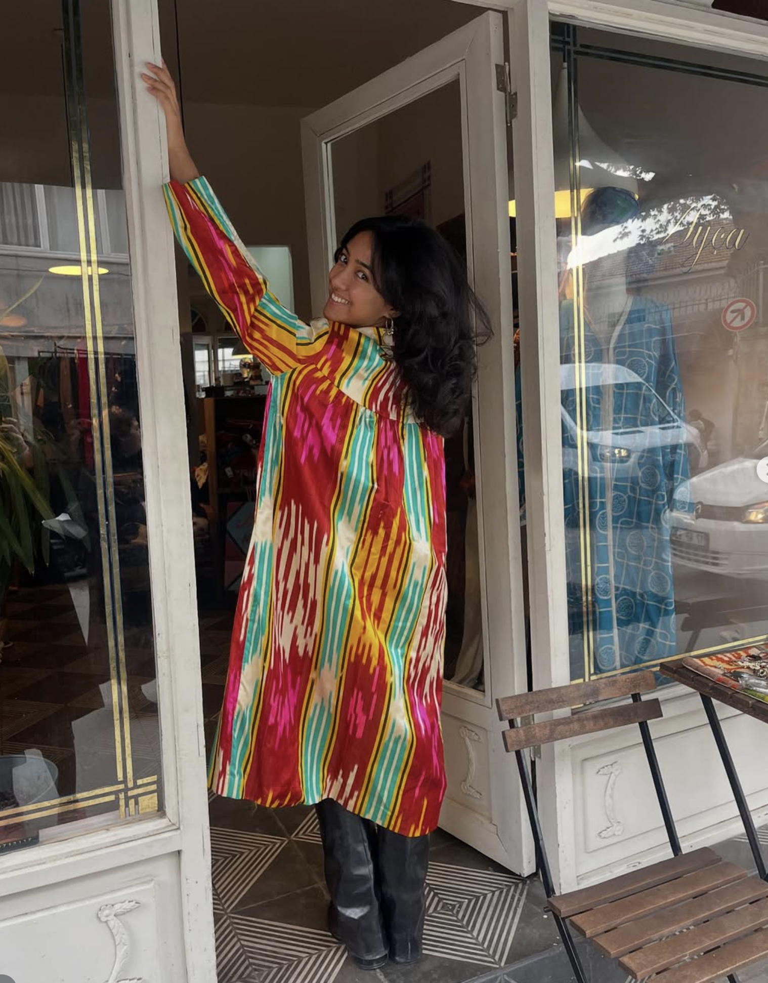 Owner of Ayca Eastern Design in Balat, Istanbul, pictured via Instagram