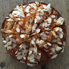 Apple Cake With Apricot Jam Glaze