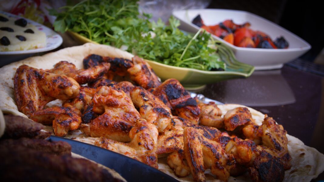 Grilled Chicken Wings With Middle-Eastern Flavors