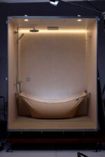 Get clean with a Japanese folding bathtub