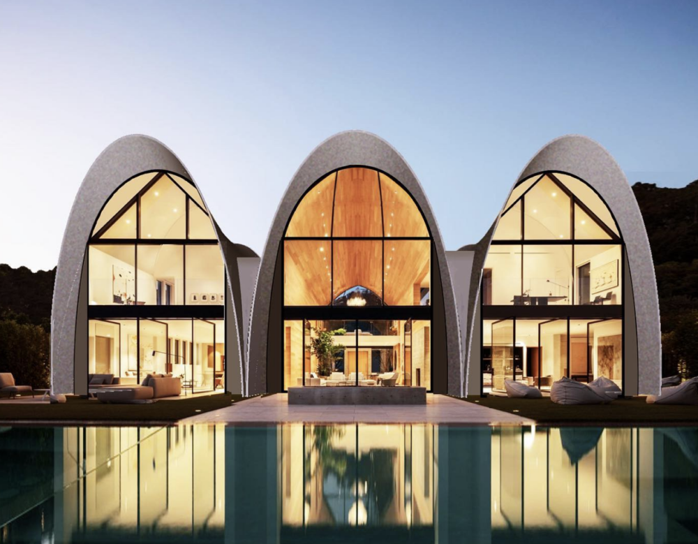 Binishell homes and the inflatable concrete house trend is suddenly