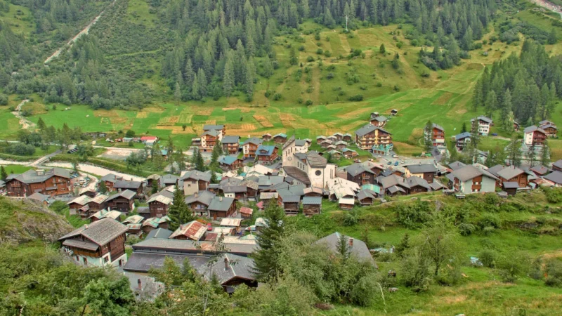Swiss village Blatten is flattened by freak glacial melt