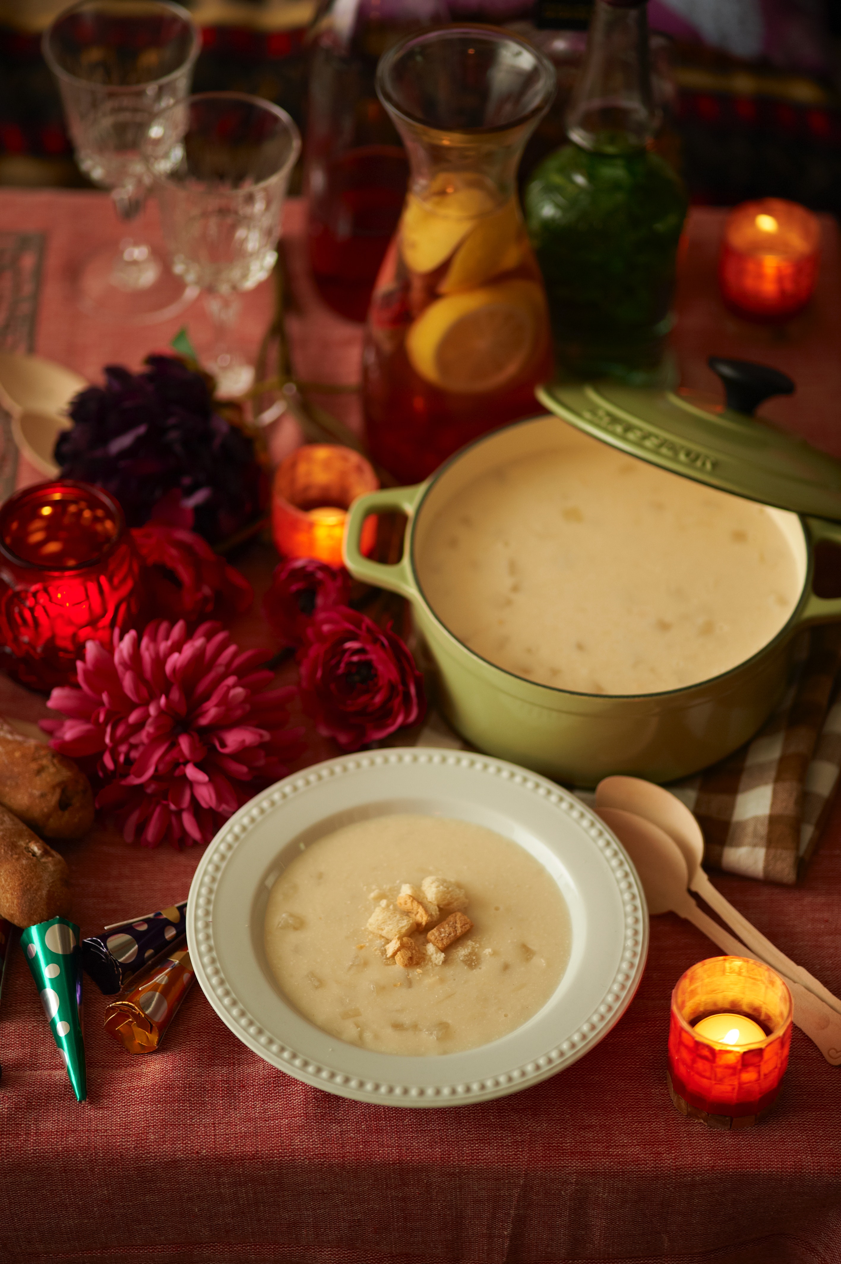 roasted garlic soup