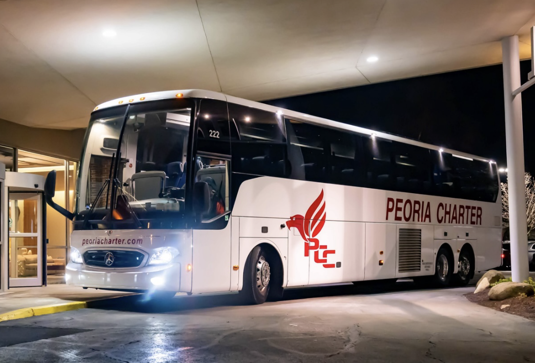 Charter a bus for a sports event so the baseball moms can relax