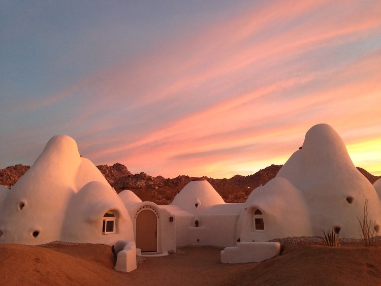 super adobe sunset caltech, nader khalili