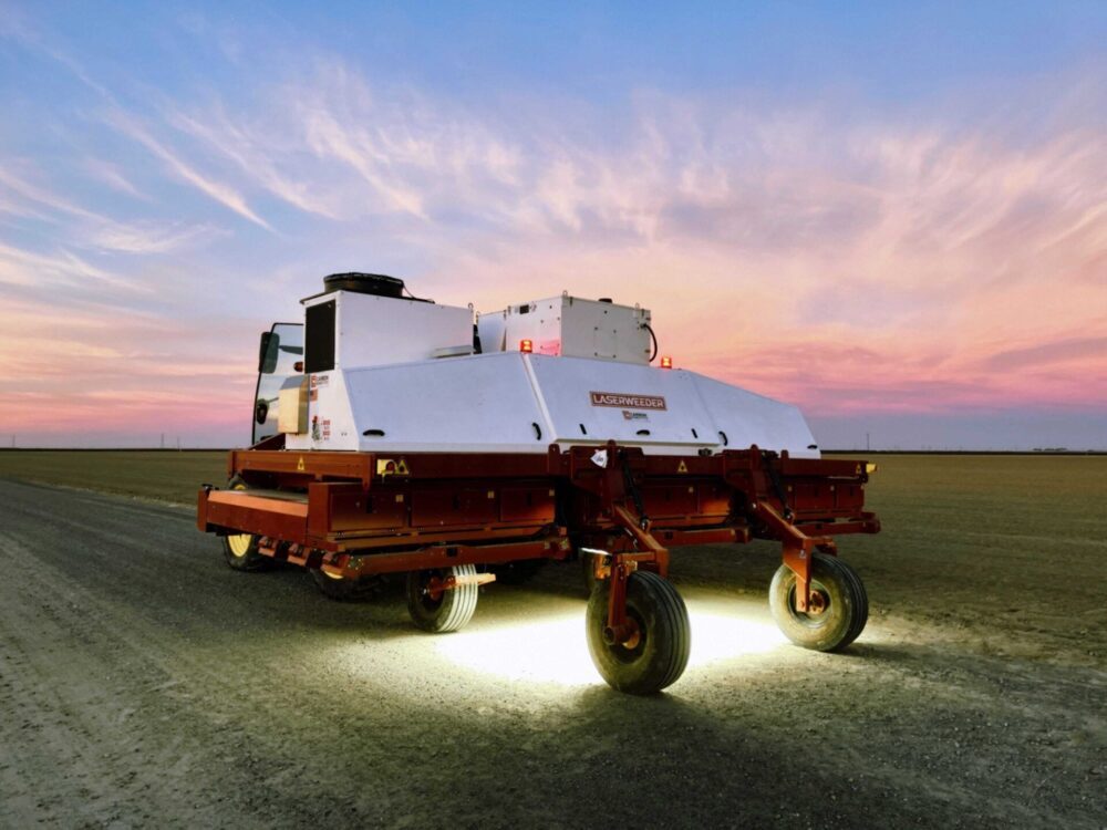 Carbon Robotics' autonomous Laser Weeder.Image credit: Carbon Robotics