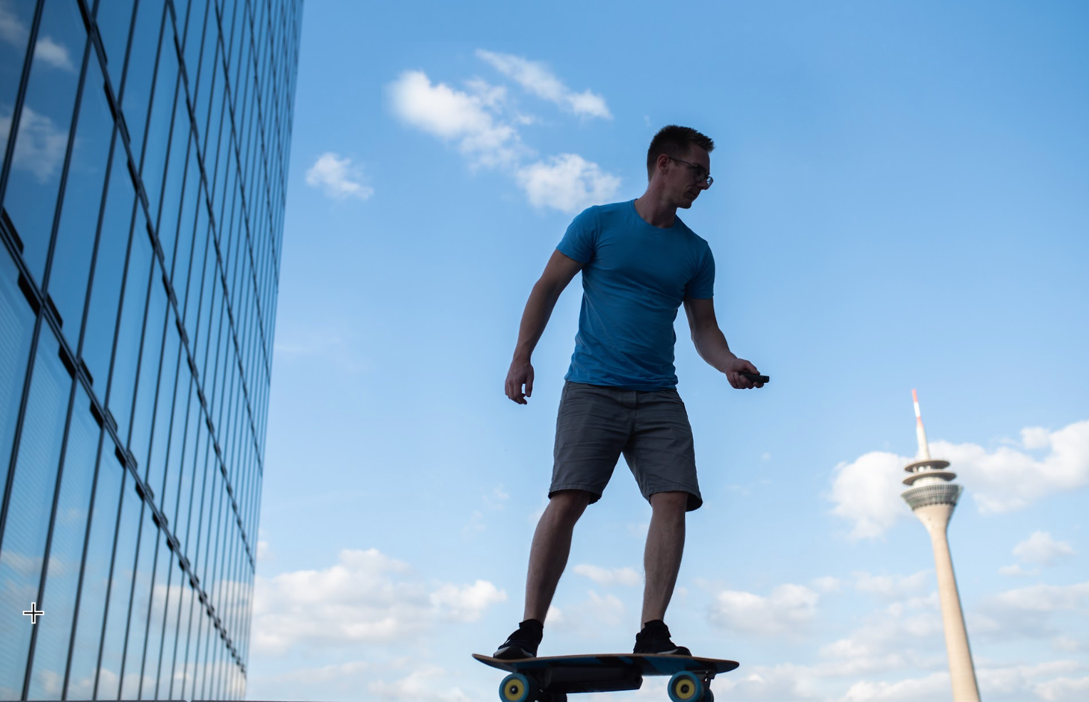 skateboarding commute