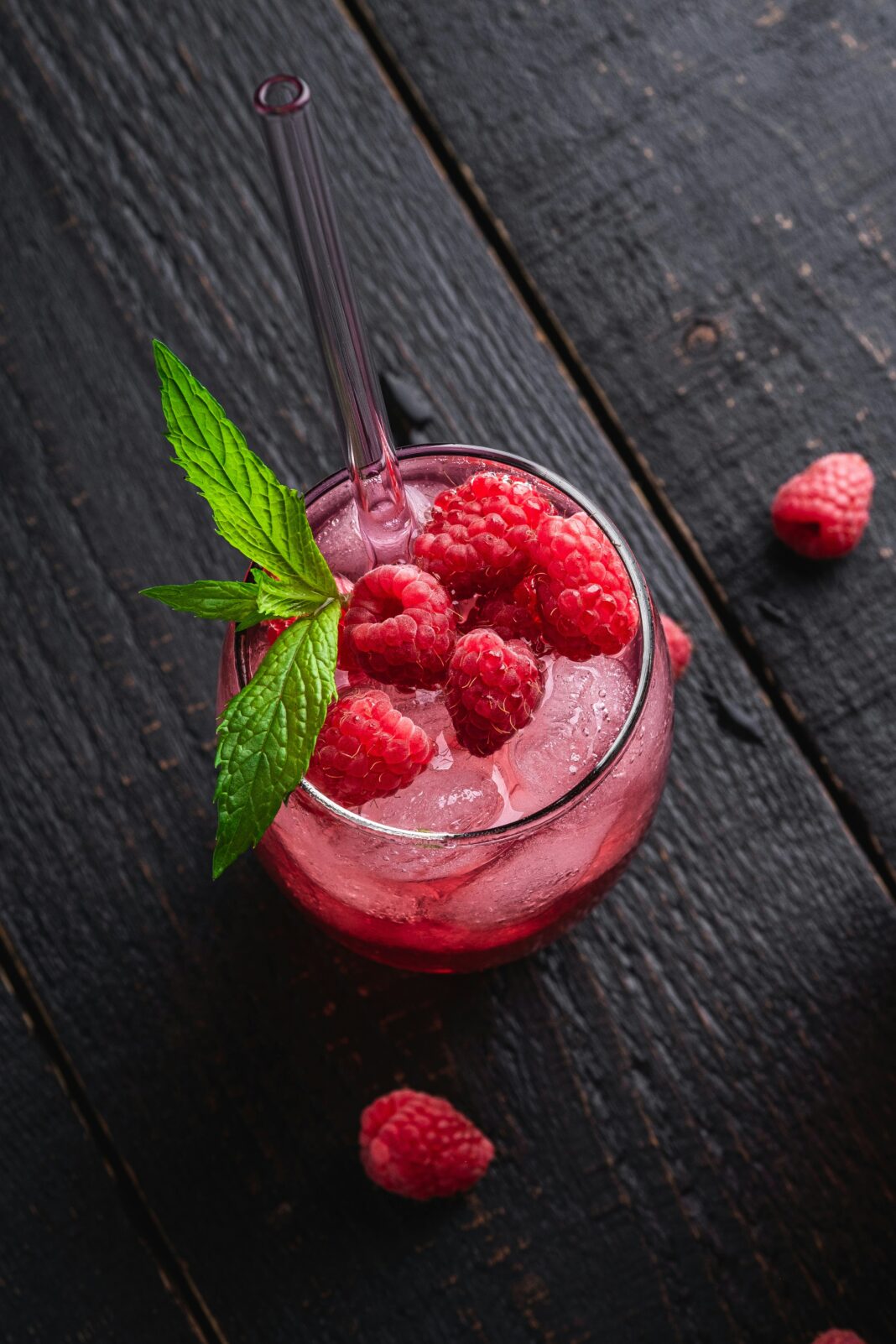 iced raspberry cordial