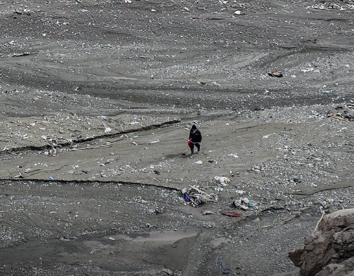 Dead bodies are being exposed in dried sediment of dams in Iran