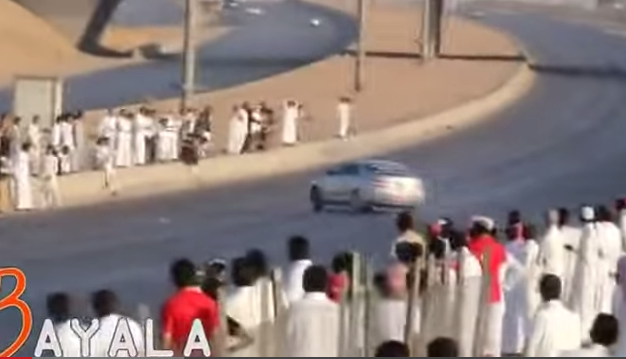 drifting into crowds saudi arabia