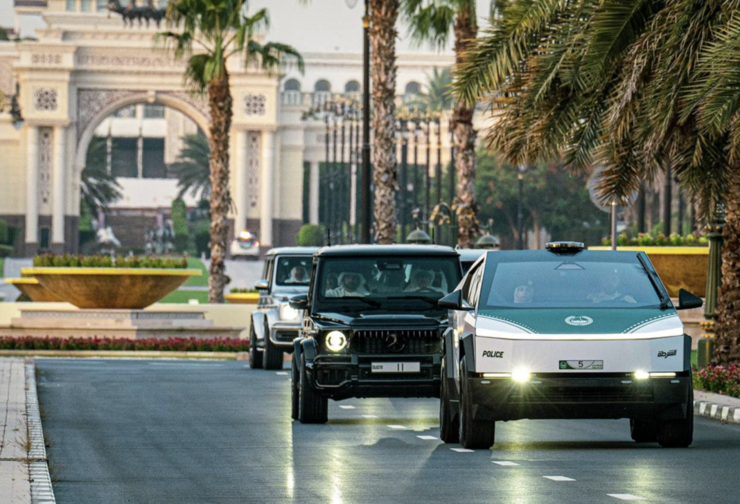 Dubai police add Tesla Cybertruck to its crime-fighting fleet