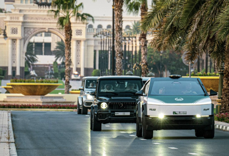 Dubai police add Tesla Cybertruck to its crime-fighting fleet