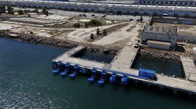 eco wave power, NVIDIA, Jensen Huang, wave energy, wave power, renewable energy, artificial intelligence, AI factories, AI data centers, digital twins, NVIDIA Omniverse, ocean energy, marine energy, clean electricity, sustainable energy, tidal hydropower, oscillating water column, Port of Jaffa, Jaffa wave energy, Israel renewable energy, EDF Power Solutions, Los Angeles Port, AltaSea, Shell Marine Renewable Energy, energy infrastructure, predictive analytics, AI energy demand, future of energy, climate technology, green technology, energy transition, smart infrastructure, coastal energy, renewable power generation, clean tech, ocean power technology, London Climate Week, Inna Braverman, Nasdaq renewable energy company, AI and sustainability, future mobility, energy security, low carbon energy, climate innovation, Middle East sustainability, Green Prophet