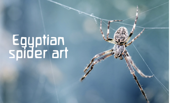 Egypt spider art