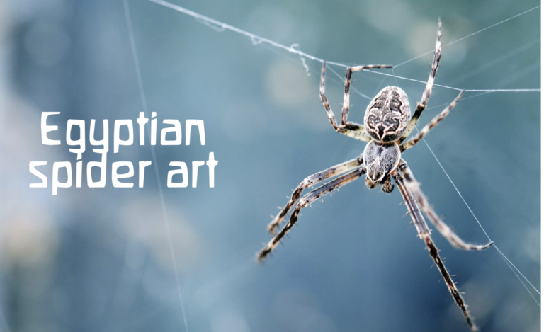 Ancient Egypt spider art archaic writing?