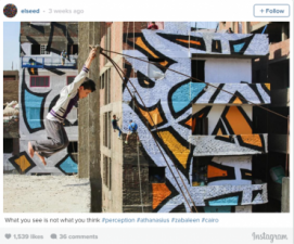 Arab world’s “Banksy” murals 50 buildings in Egypt slum