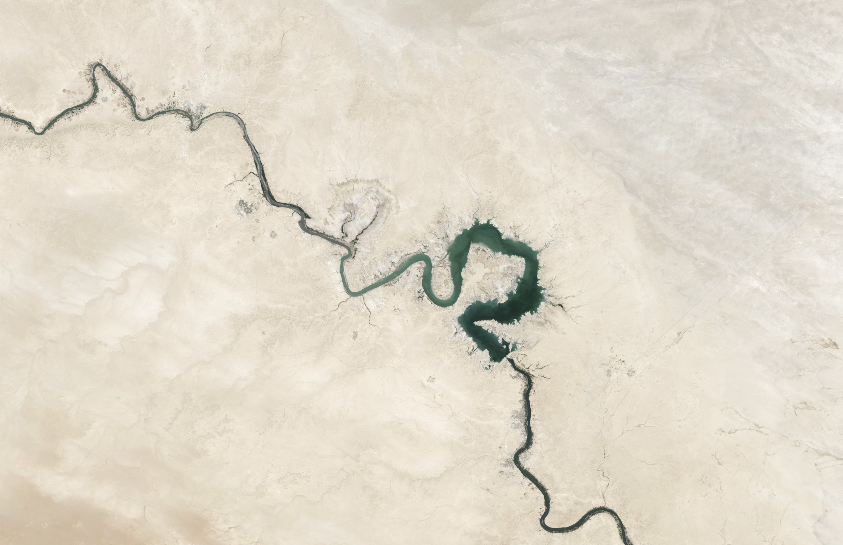 Euphrates river, Qadisiyah, Baghdad, Iraq