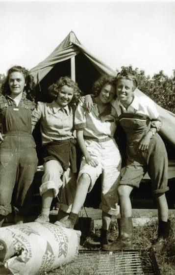 Farmerettes, Ontario Farmerettes, Canadian Farmerettes, World War II Canada, women in wartime, Canadian farming history, Bonnie Sitter, Onion Skins and Peach Fuzz, We Lend a Hand documentary, Ontario farms, teenage farm workers, Farm Service Force, women in agriculture, Canadian history, Second World War, rural Ontario, food production, women's history, vintage farm photo, harvest season, Branksome Hall, Camp Winonona, Canadian National Exhibition, CNE 2026, wartime agriculture, historical documentary, Ontario heritage, Canadian women, victory food production, Green Prophet