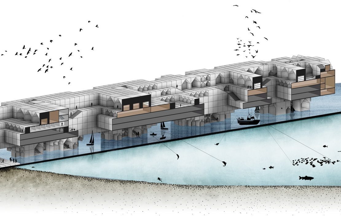 floating city, Iran, Middle East, Kamran Heirati, copy of the Line?, Neom, Saudi Arabia