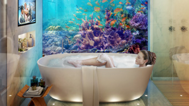 floating sea horse villa