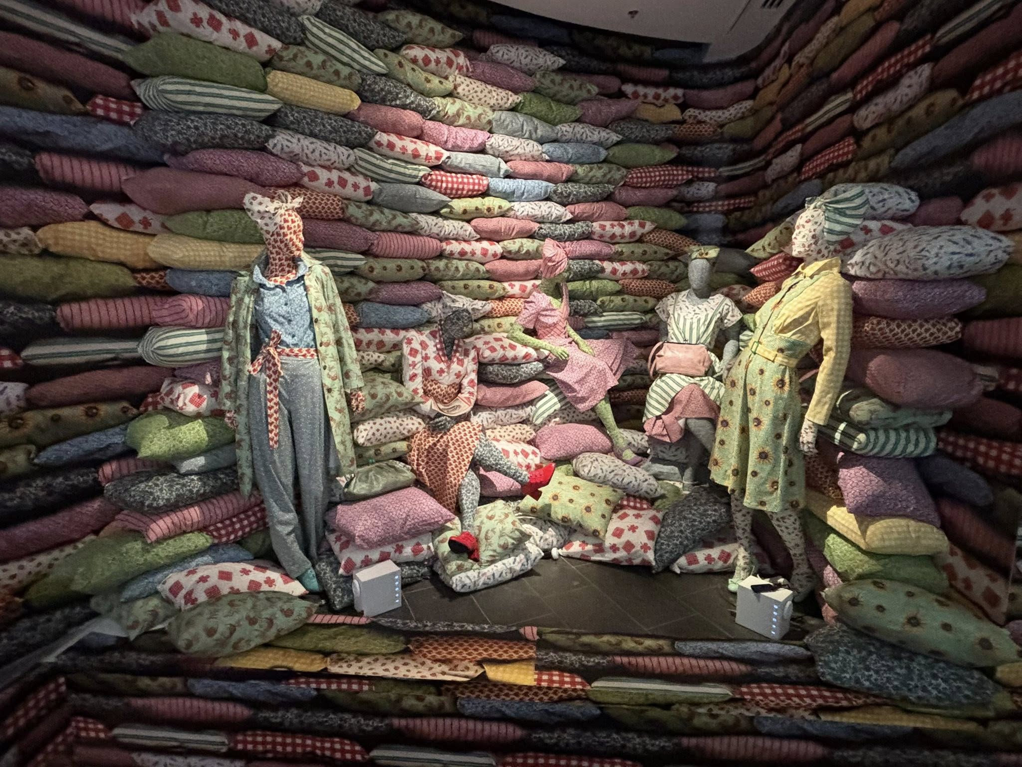 The Holon Design Museum features war-era clothing made from maps and flour sacks. 