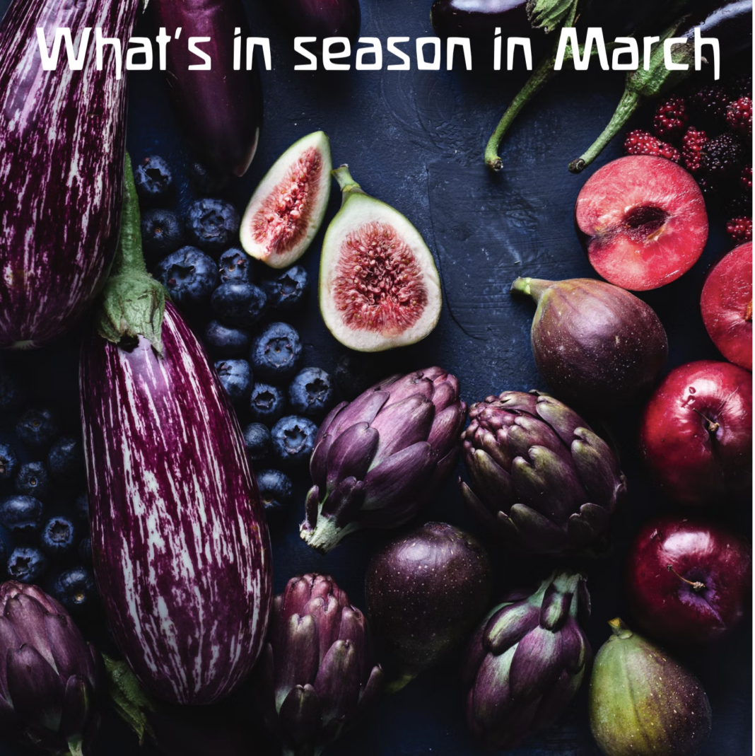 food in season march