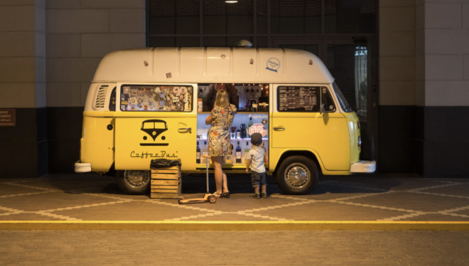 food truck coffee van