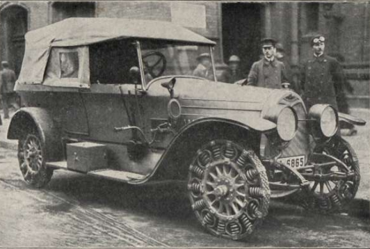 Eisenreifen— steel tires — during World War I.
