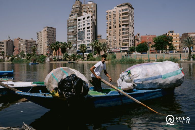 Cleaning plastics from the Nile, transforming it into business