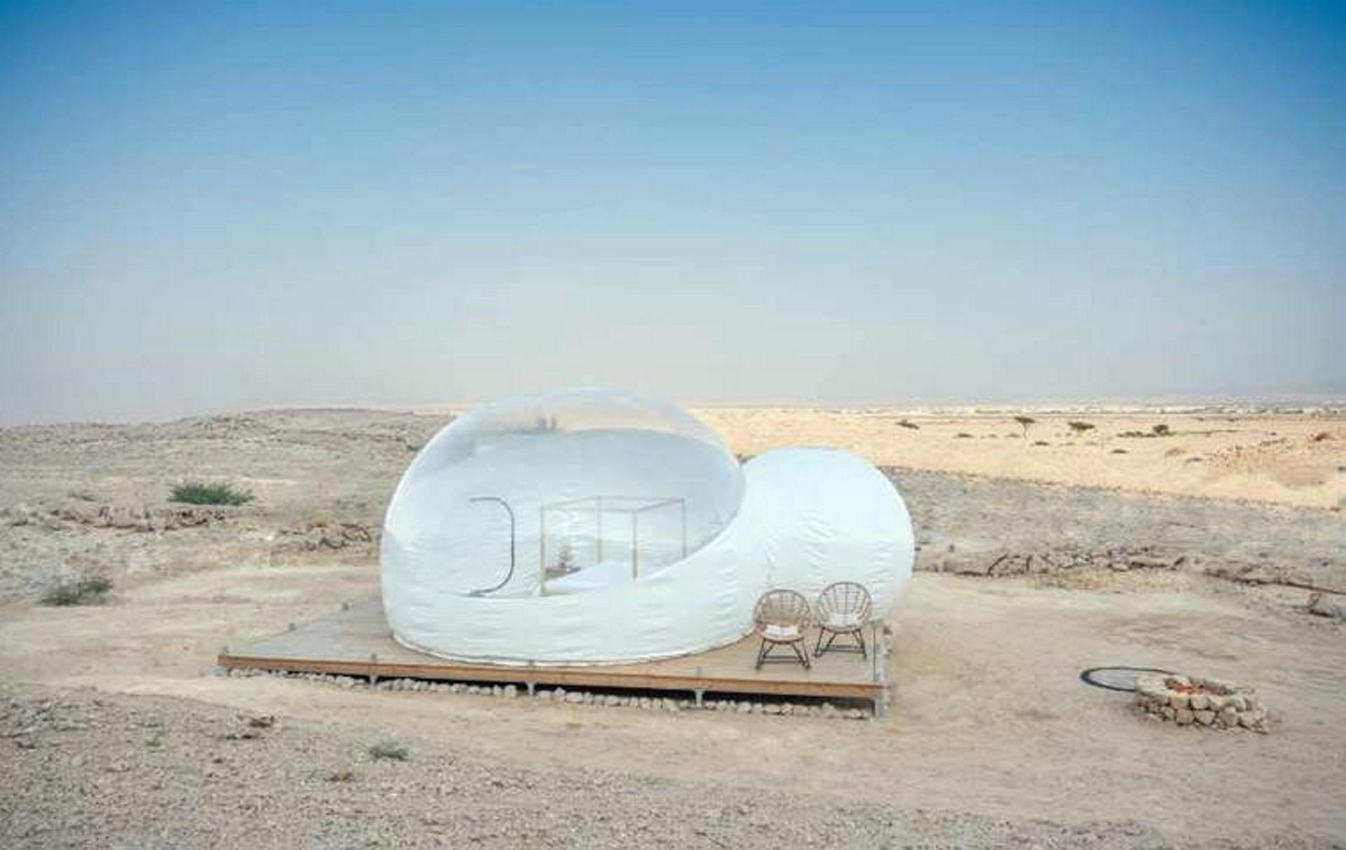 luxury glamping, UAE, Abu Dhabi Jebel Hafit, Al Ain, night time stars