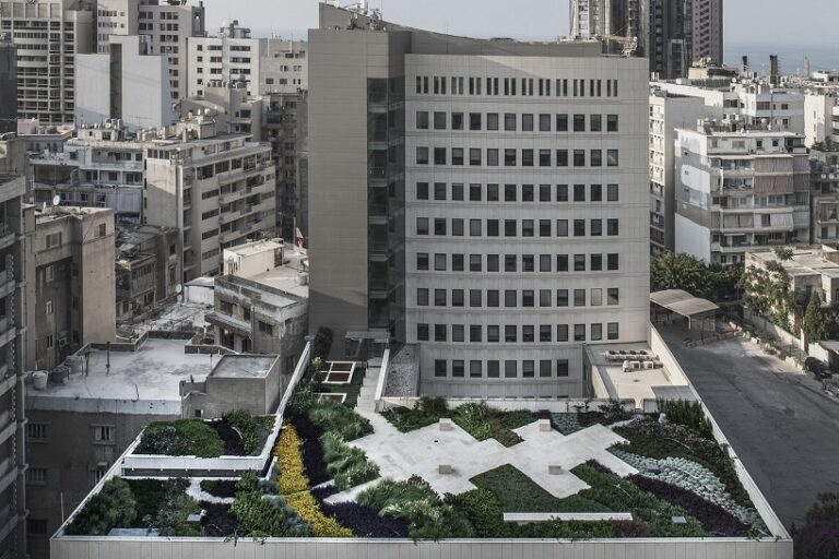 Beirut bank gets Lebanon’s largest rooftop garden by GreenStudios