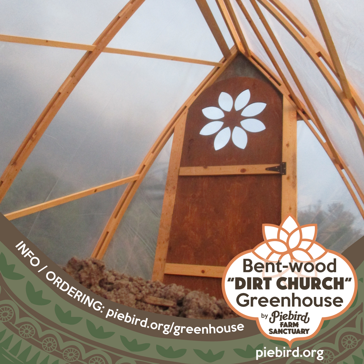 dirt church bent wood greenhouse for seedlings the seed
