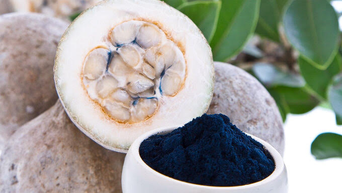 A new blue from the jagua fruit