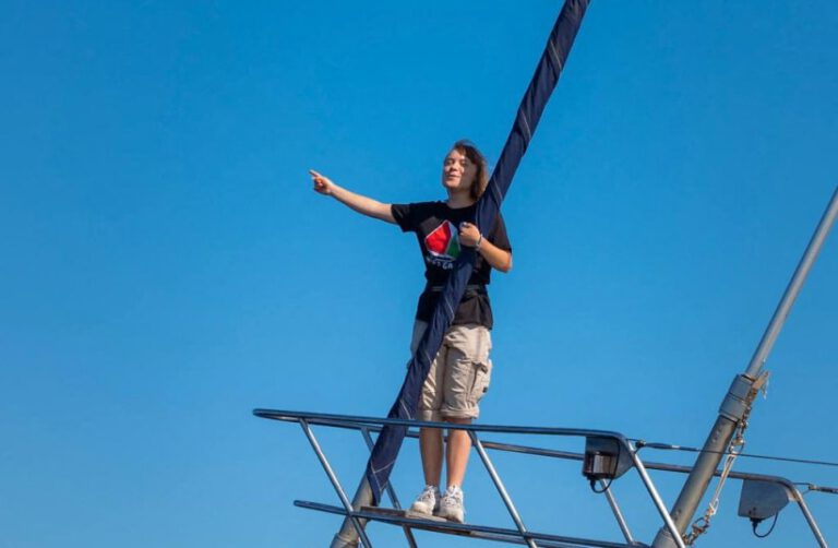 Greta Thunberg Sails Toward Gaza as Israeli Navy Prepares Interception