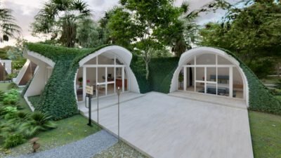Build a green-roofed Hobbit home in 3 days