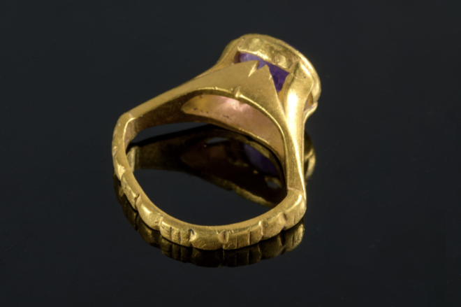 Ancient ring amethyst 