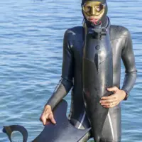 Hydrophilis, Oliver Isler, rebreather suit, closed circuit rebreather, future of scuba diving, underwater breathing technology, hydrodynamic diving gear, bubble-free diving, silent diving system, advanced dive equipment, mini rebreather, freediving innovation, scuba gear innovation, underwater exploration technology, Cousteau diving legacy, streamlined diving suit, low drag diving equipment, experimental dive gear, ocean technology, diving without tanks