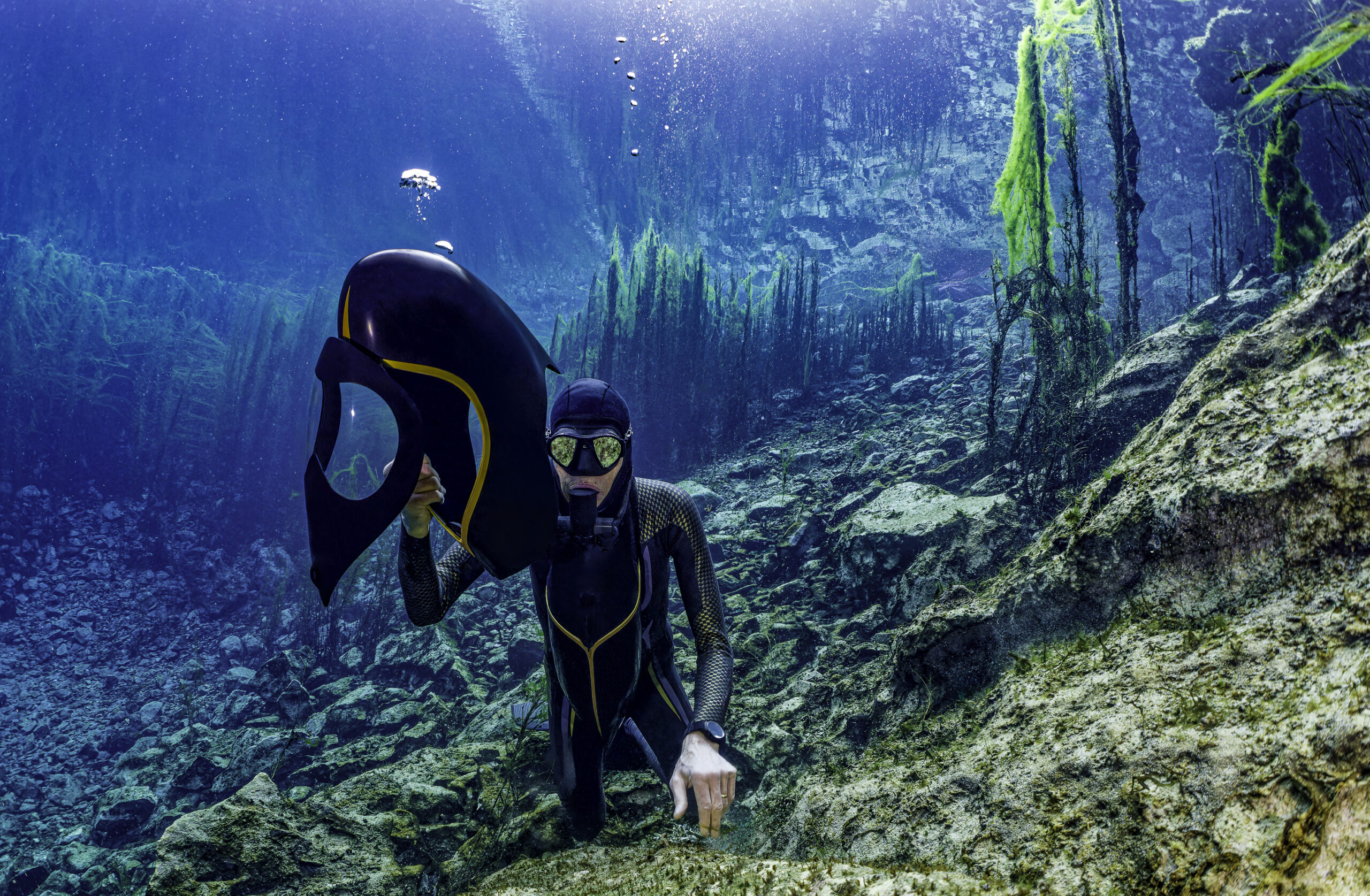 The Hydrophilis rebreather, supplied by Oliver Isler to Green Prophet