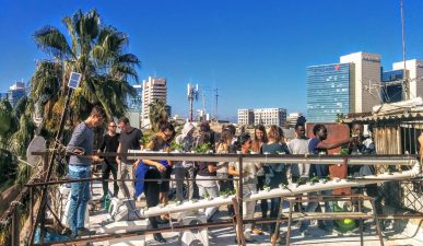 World’s first hydroponic community garden for refugees