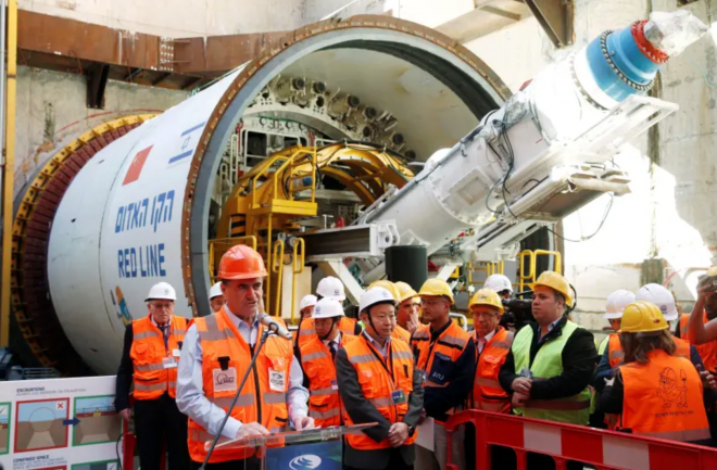 Israel boring company, with chinese contractors
