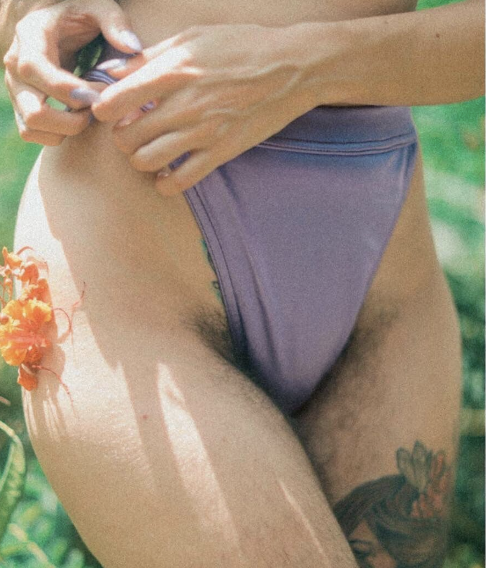 Januhairy bikini line no shaving
