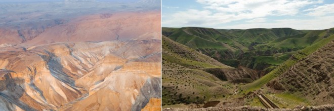 jusean desert after winter 2014 storms
