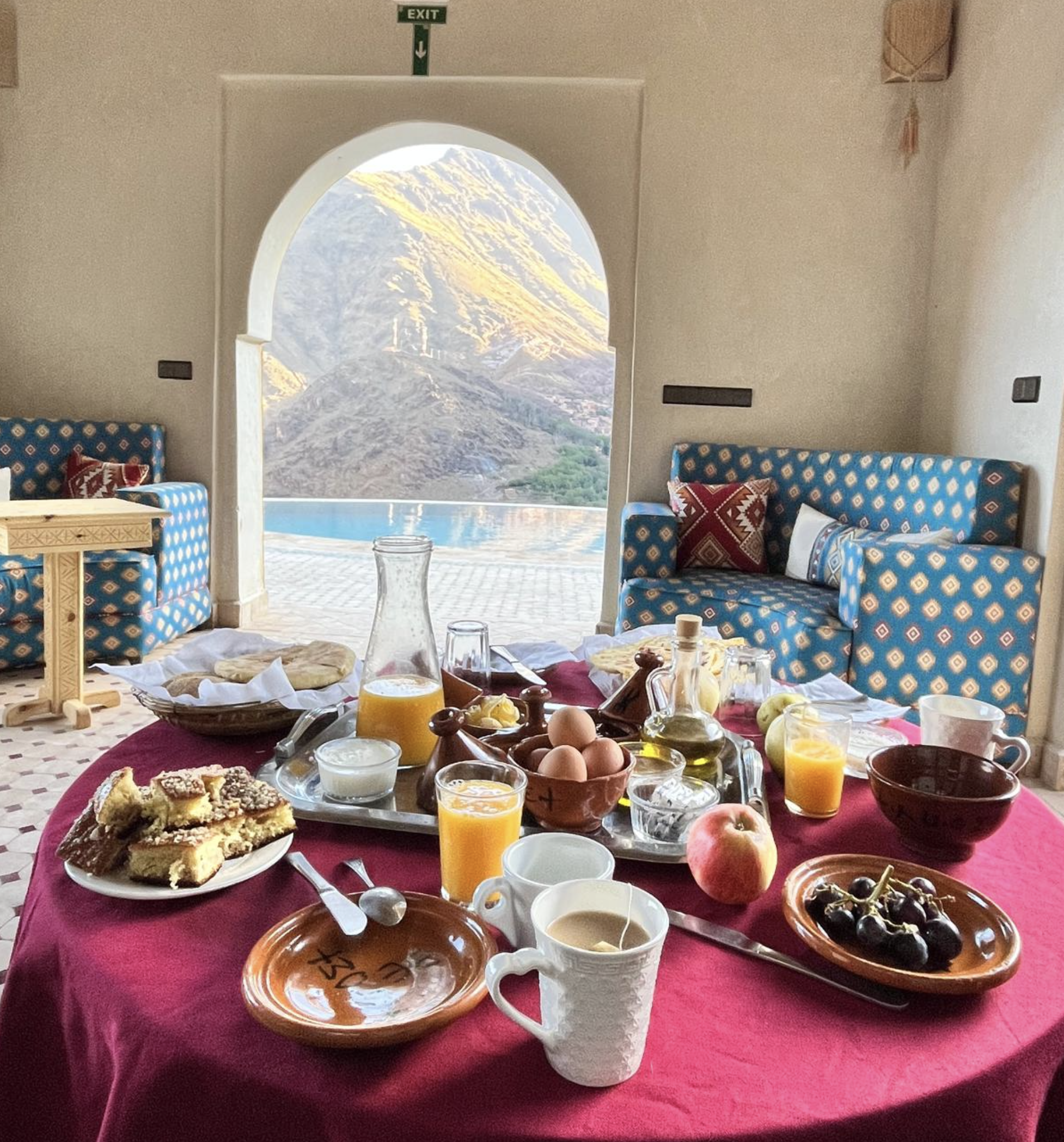 Breakfast at the Kasbah. By Karen Spector