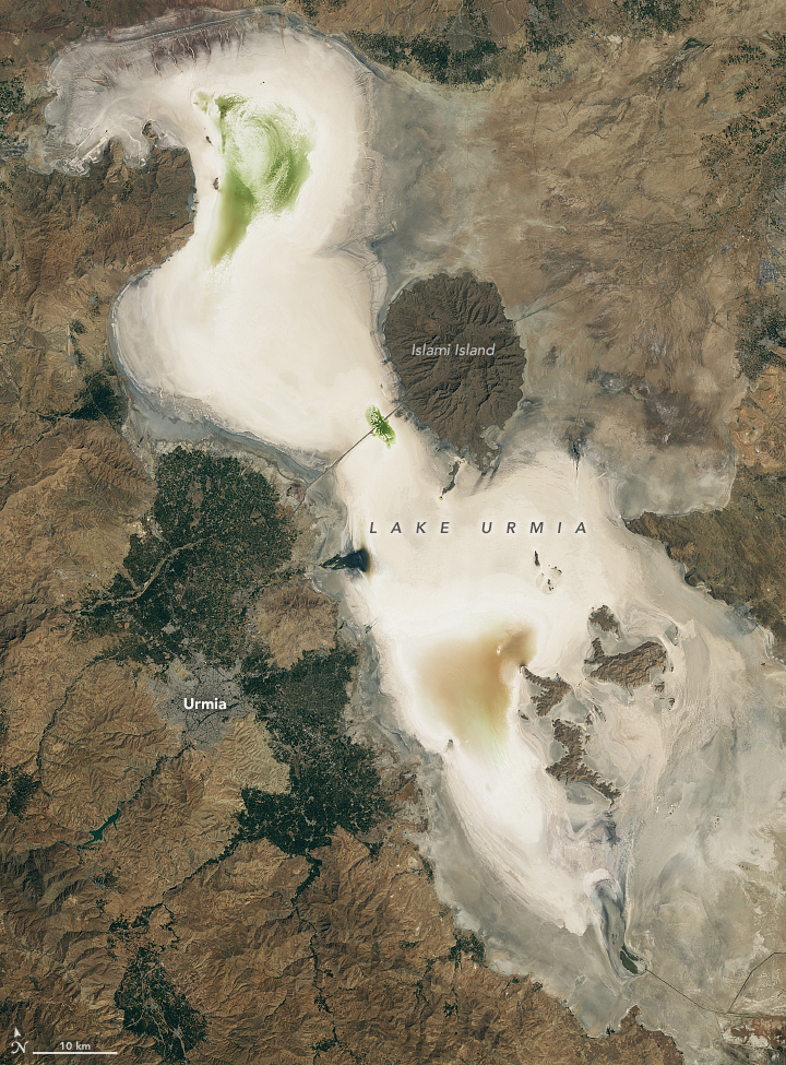 Lake Urmia in 2023