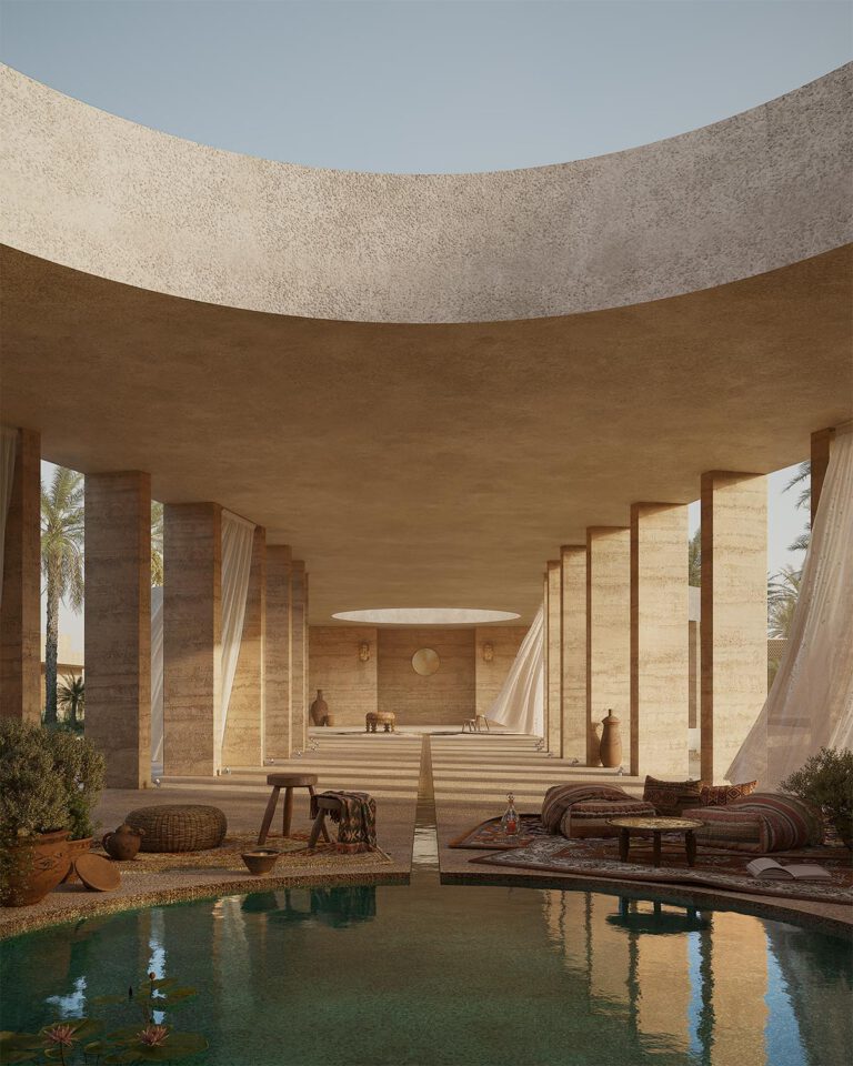 Inca Hernández Brings Liwa Farm Village to Life in Abu Dhabi, Rooted in Desert Heritage