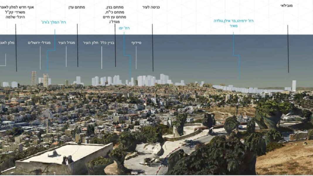A set of luxury towers planned for the Holy City of Jerusalem