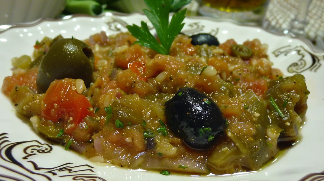 Tunisian salad, mechouia